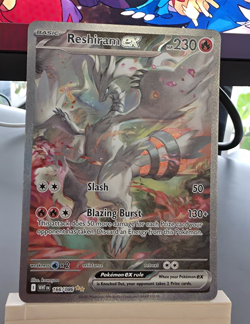 Pokemon TCG Reshiram ex 166/086 Sv: White Flare SIR Full Art Holo EN - Image 1