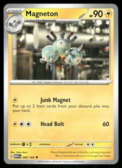 Magneton 082/165 Uncommon 151 Pokemon Near Mint - Image 1