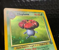 Vileplume 15/64 Fossil Unlimited Holo Rare Pokemon TCG - Image 3