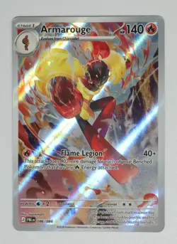 Armarouge 086/084 Illustration Rare Pitch Black Pokemon Holo Near Mint - Image 1