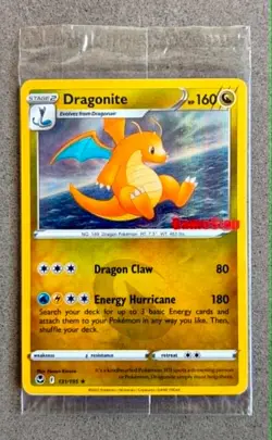 Pokemon Sealed Dragonite 131/195 Gamestop Stamp Promo Silver Tempest New Rare - Image 1