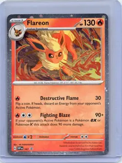 Flareon (Cosmos Holo) 167 Holo Promo Scarlet & Violet Promo Pokemon Holo NM - Image 1