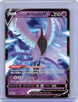 Galarian Articuno V 058/198 Holo V Rare Chilling Reign Pokemon Holo Near Mint - Image 1