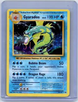 Gyarados 34/108 Holo Rare Evolutions Pokemon Near Mint - Image 1
