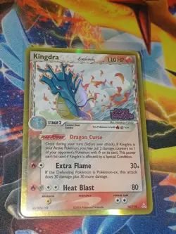 Pokemon TCG 2006 EX Holon Phantoms Kingdra Reverse Holo Rare Stamped 10/110 - Image 1