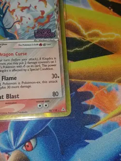 Pokemon TCG 2006 EX Holon Phantoms Kingdra Reverse Holo Rare Stamped 10/110 - Image 5