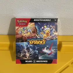Pokemon TCG Surging Sparks Booster Bundle (6 Packs) Factory Sealed - Image 1