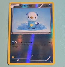 The Pokemon Company Oshawott 28/114 Black & White Rev Holo Common Eng 60HP - Image 1