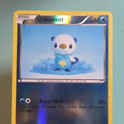 The Pokemon Company Oshawott 28/114 Black & White Rev Holo Common Eng 60HP - Image 3