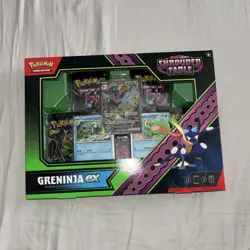 Pokemon TCG Scarlet & Violet Shrouded Fable Greninja ex Collection Box Promo - Image 1