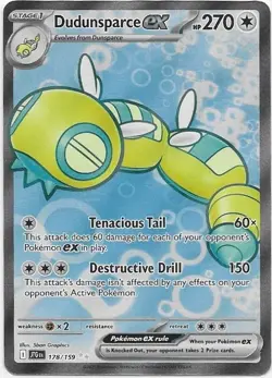 Dudunsparce ex 178/159 Ultra Rare Journey Together Pokemon Holo Near Mint - Image 1