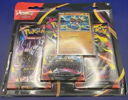 Pokemon Mega Evolution Pitch Black Binacle 3 Pack Blister Sealed In Hand Promo - Image 1
