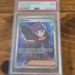 Pokemon 2023 EN Shauntal 243/182 SV04 Paradox Rift Holo Ultra Rare PSA 9 - Image 1