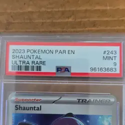 Pokemon 2023 EN Shauntal 243/182 SV04 Paradox Rift Holo Ultra Rare PSA 9 - Image 2