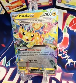 Pokemon Pikachu ex Sv08 Surging Sparks 057/191 Double Rare Holo Full Art ENG - Image 1