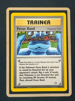 Pokemon TCG - Focus Band - 86/111 Neo Genesis - LP #6 - Image 1