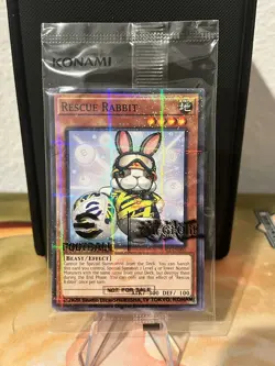Yu-Gi-Oh! Rescue Rabbit Neymar Jr - 2025 eFootball Promo SEALED EFC1-EN001 - Image 1