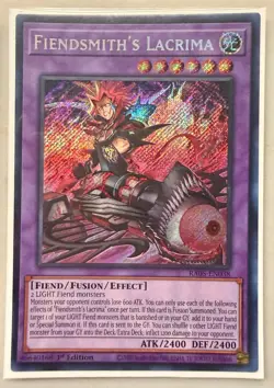 YuGiOh! Fiendsmith's Lacrima (Secret Rare) RA05-EN038 1st Edition NM - Image 1