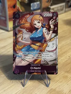 O-Nami Dash Pack Alt Art ST18-002 C Heroines Edition English One Piece Card - NM - Image 1
