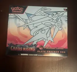 Lot of (2) Pokemon Center Chaos Rising Elite Trainer Boxes SEALED PC ETB - Image 3