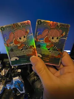 x2 Perona OP12-034 SR Legacy of the Master One Piece Card Game English - Image 1