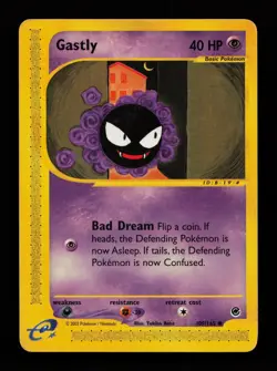 Gastly 109/165 Common Expedition Base Set Pokemon Cards - Image 1