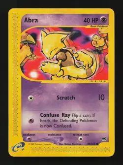 Abra 93/165 Common Expedition Base Set Pokemon Cards - Image 1