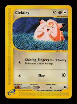 Clefairy 101/165 Common Expedition Base Set Pokemon Cards - Image 1