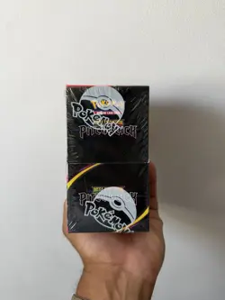 Pokemon Mega Evolution Pitch Black Half Booster Box Sealed 18 Packs Cards TCG - Image 1