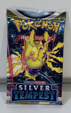 Pokemon Cards Silver Tempest Sword & Shield 10 Card Booster Pack NEW SEALED - Image 1
