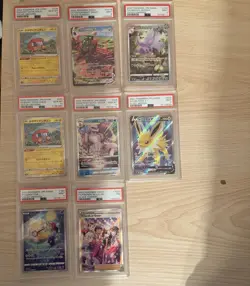 45 PSA Graded Pokemon Card Lot – Exact Cards Pictured – Mixed PSA Grades - Image 1