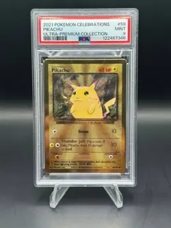 2021 Pokemon Celebrations Ultra-Premium Collection #58 Pikachu PSA 9 - Image 1