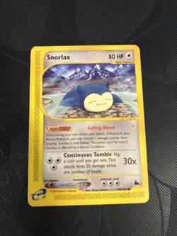 Pokemon Tcg - Snorlax 100/144 Non-holo Skyridge MP - Image 1