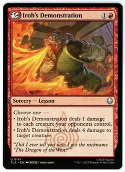 Iroh's Demonstration - 0141 - Avatar: The Last Airbender TLA - MTG - NM/M - Image 1