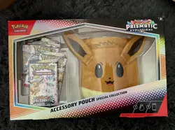 Pokemon Prismatic Evolutions Accessory Pouch Special Collection FACTORY SEALED - Image 1