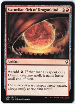 Carnelian Orb of Dragonkind C Commander Legends: Battle for Baldur's Gate 166 LP - Image 1