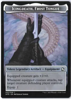 Icingdeath, Frost Tongue Token T Adventures in the Forgotten Realms 2 LP - Image 1