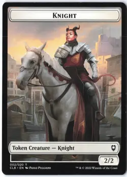 Knight Token T Commander Legends: Battle for Baldur's Gate 2 LP - Image 1