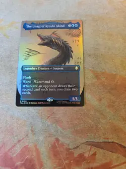 The Unagi Of Kyoshi Island Borderless FOIL Avatar The Last Airbender MTG NM - Image 1