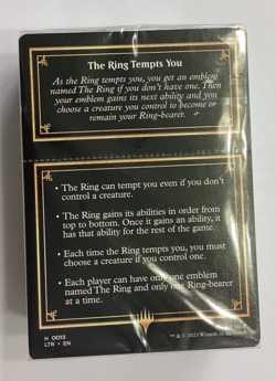 MTG Lord Of The Rings Food and Fellowship Commander Deck - New Sealed Deck Only - Image 4