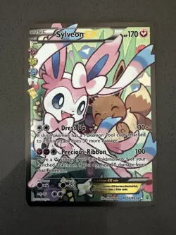 Pokemon TCG Sylveon EX RC32/32 Generations Radiant Collection Full Art Holo 2016 - Image 2