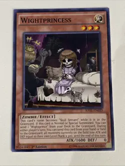 Yugioh - Wightprincess - 1st Edition NM - Plus Free Holographic Card - B - Image 1