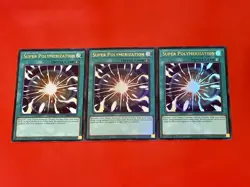 3x Super Polymerization | CH01-EN033 | Ultra Rare | NM | 1st Edition | YuGiOh! - Image 1