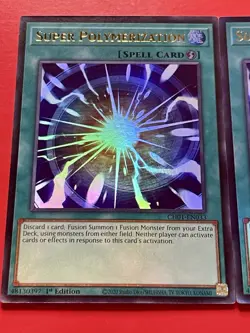 3x Super Polymerization | CH01-EN033 | Ultra Rare | NM | 1st Edition | YuGiOh! - Image 3