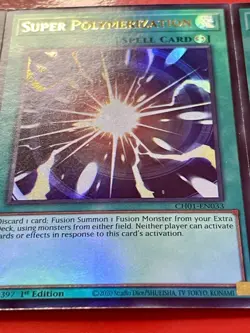 3x Super Polymerization | CH01-EN033 | Ultra Rare | NM | 1st Edition | YuGiOh! - Image 4