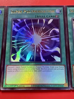 3x Super Polymerization | CH01-EN033 | Ultra Rare | NM | 1st Edition | YuGiOh! - Image 5