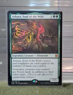 MTG Ashaya, Soul of the Wild ZNR 179 - Zendikar Magic The Gathering Card - Image 1