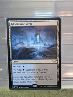 MTG Gloomlake Verge DSK 260 - Duskmourn Rare Land Magic The Gathering Card - Image 1
