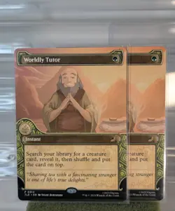 MTG Worldly Tutor (Showcase) TLE 314 - Avatar Airbender Magic The Gathering Card - Image 1