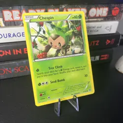 Pokemon TCG Chespin Breakthrough Card 9/162 Regular Common - Image 2